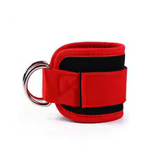 Cable Ankle Straps – Double D-Ring Ankle Cuffs for Glutes, Legs & Strength Training