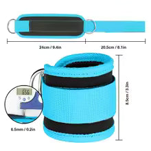 Cable Ankle Straps – Double D-Ring Ankle Cuffs for Glutes, Legs & Strength Training